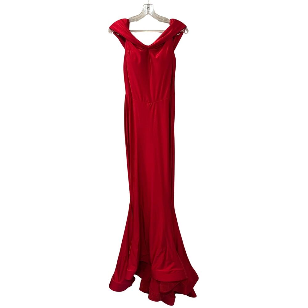Jessica Angel Off-Shoulder Mermaid Formal Dress
